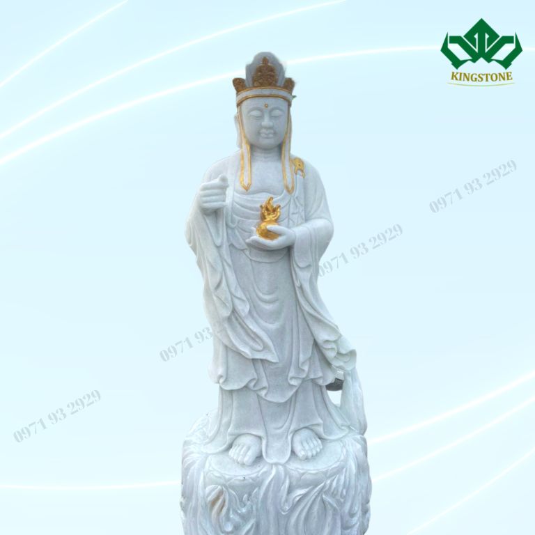 Tượng Phật Địa Tạng bằng đá 001