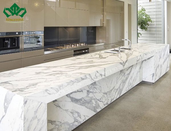 Đá marble trong khu vực bếp