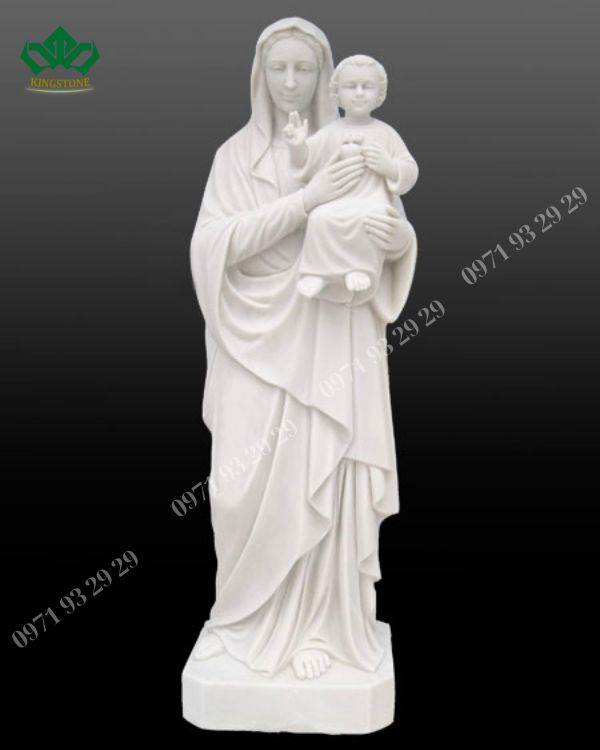 Tượng Đức Mẹ Maria bằng đá